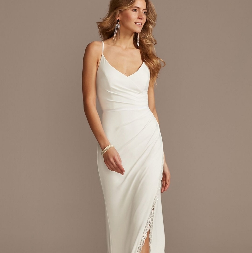 Brand new davids bridal wedding dress size 10